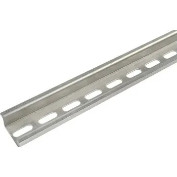 Rozvaděč 1000710 TS35/2-7,5 P Nosná lišta - děrovaná (perforovaná) nízká, hloubka 7,5mm, 2m, pozinkovaná, Eleman