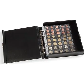 Obal pro sběratelský předmět Leuchtturm Pořadač OPTIMA, klasický design, černý