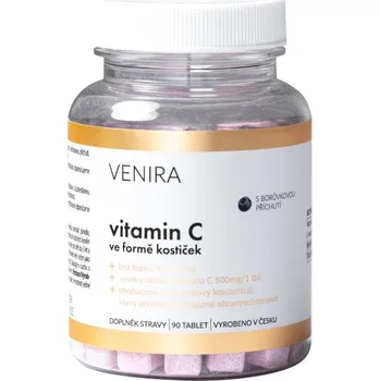 VENIRA Vitamin C borůvka 90 kostiček