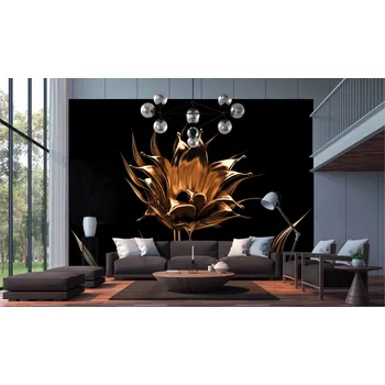 Fototapeta Tapeta zlatý květ (vliesová fototapeta)