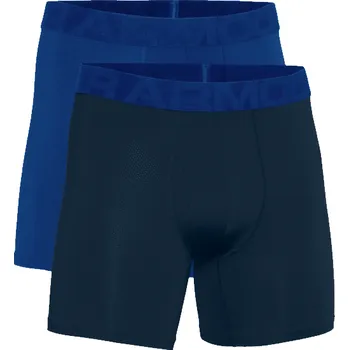 Pánské spodní prádlo Boxerky Under Armour Tech Mesh 6in 2 Pack 1363623-400 Velikost S