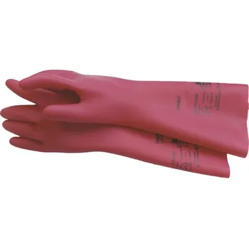 Pracovní rukavice 120004 Rukavice izolované prstové 500 V - velikost 9, DIN EN 60903, Haupa