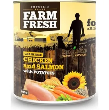Krmivo pro psa FARM FRESH CHICKEN AND SALMON 6x800g + extra výběr z 4000 produktů