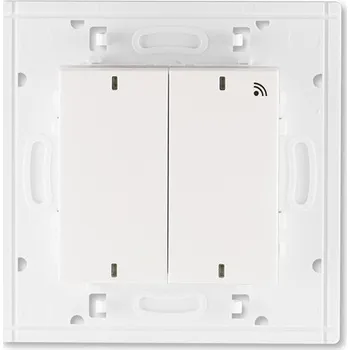 vypínač 3299H-A11908 68 Vysílač ABB RF 868 MHz dvojnásobný, nástěnný, perleťová/ledová bílá, ABB Levit M