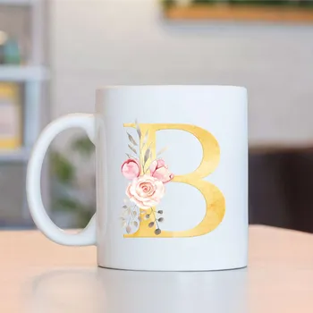 Hrnek se jménem - písmeno B zlaté