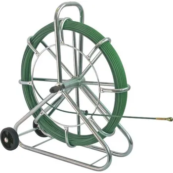 143116 Zařízení na protahování kabelů SIX 80 m, stojící verze s kolečky, Haupa