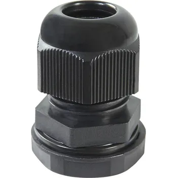 250098 Vývodka kabelová M 63 IP 68, černá, Haupa