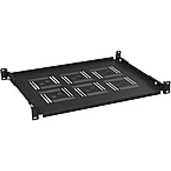 Rozvaděč 80501350 Police 19 palců 1U 350mm pevná, BK úchyt na přední a zadní lišty UP-13