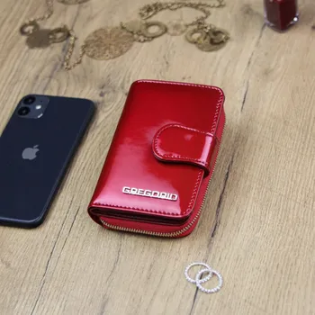 Peněženka Elegantní dámská kožená peněženka Todle, červená