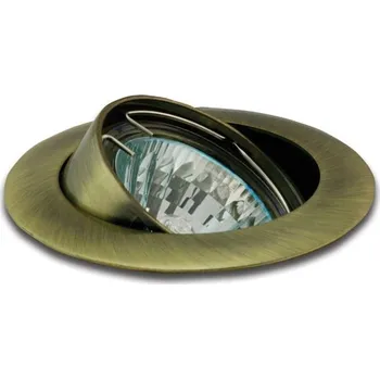 VPD-LR50/ZA Svítidlo podhledové lité výklopné 50W 12V GU5,3 - zlato antik, Panlux