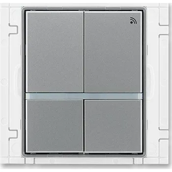 3299E-A11908 36 Vysílač ABB RF 868 MHz čtyřtlačítkový, nástěnný, ocelová, ABB Time