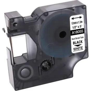 Pásek do tiskárny KOMPATIBILNÍ PÁSKA DYMO 18055 S0718300 BÍLÁ/ČERNÝ TISK, BUŽÍRKA, 12mm