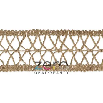 Stuha Stuha jutová rustikální 4,5 cm x 15 m - přírodní