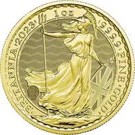 The Royal Mint Zlatá mince Britannia 2023 Král Charles III. 2023 31,1 g