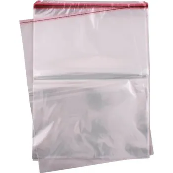 Obalový materiál PP sáčky s lepicí klopou, 40*50 cm, balení 100 ks