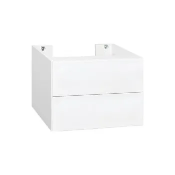 Koupelnový nábytek Krajcar PKQ Push koupelnová skříňka 50 x 37 x 49 cm s výřezem na sifon bílá PKQ1.50