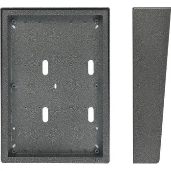 4FF 692 56.2 Stříška KARAT vertikální nad omítku VNO 6 rám, antika stříbrná, Tesla Stropkov