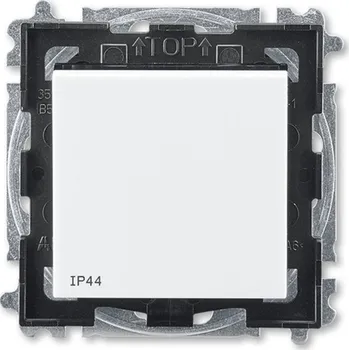 vypínač 3559H-A07940 62 Přepínač křížový, s krytem, řazení 7, IP44, bílá/kouřová černá, ABB Levit