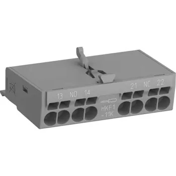 Jistič 1SAM201901R1201 HKF1-11K Kontakty pomocné montáž čelní pro MS132-K, 1 NO + 1 NC, Push-in, ABB