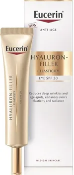 Eucerin Hyaluron-Filler + Elasticity SPF20 oční krém 15 ml