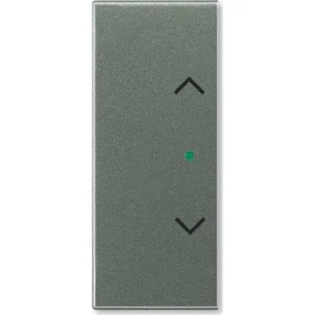 6220E-A02002 34 Kryt 2násobný levý/pravý, symbol žaluzie, antracitová, ABB-free@home, Time