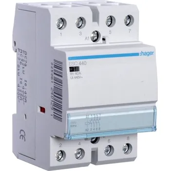 Jistič ESC440 Stykač 40A, 4S, 230V~50Hz, Hager