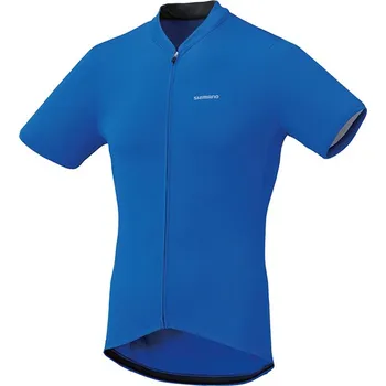 cyklistický dres SHIMANO dres krátký rukáv, modrá, M (SHIMANO dres krátký rukáv, modrá, M)