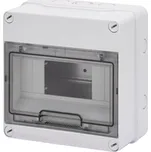 GW40003 Rozvodnice 8M 180x180x98, IP55, nástěnná, průhledná dvířka, Gewiss