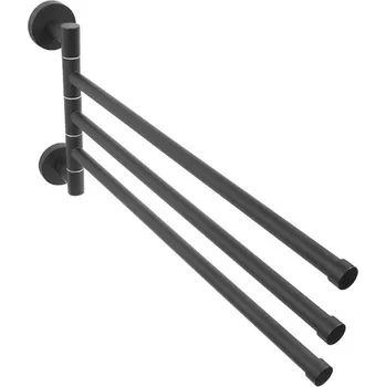 Věšák BA-DE Věšák trojramenný Carbon, otočný, černý mat