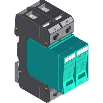 Přepěťová ochrana PO II 2 130V/40kA (82.026) Přepěťová ochrana modulární, vyměnitelná, C+D, KIWA