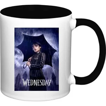 Hrnek malý barevný s potiskem WEDNESDAY hrníček