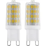 Schrack LED žárovka G9, 3W, 320lm, 3000K, 230V-sada 2ks
