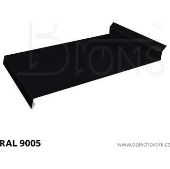 Střešní lemovaní Oplechování říms rš 370 černá
