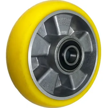Pojezdové kolečko Polyuretanové kolo pro snadnou manipulaci ZABI 160 mm
