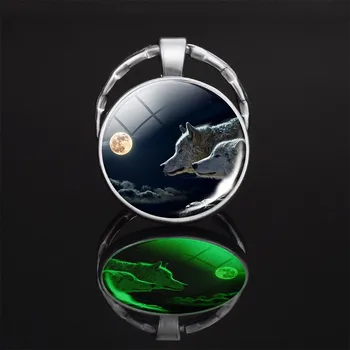 Přívěsek na klíče vlk