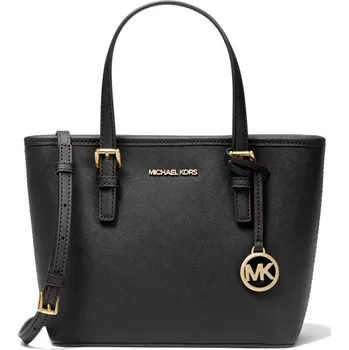 Kabelka Michael Kors Kabelka Jet Set Travel Extra-Small Top-Zip Tote Bag Black