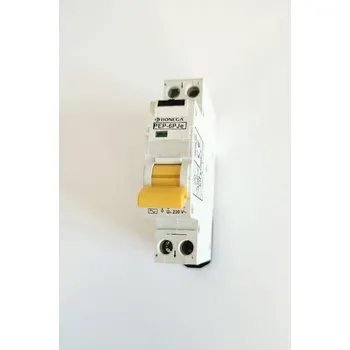 Jistič 23-1025B0303 PEP 6PJe Proudový chránič s nadproudovou ochranou 1P RCBO (6 kA) - 25A char. B / 30 mA (AC), Bonega