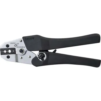 Kleště 210767 Kleště lisovací na konektory koax. kabelů, RG 55-58-59-62, Haupa
