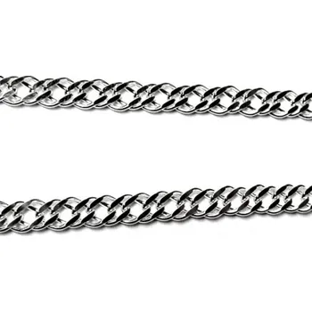 Řetízek Stříbrný silný řetízek Rombo 1,0 (Stříbrný řetízek silnější Rombo 50 cm)