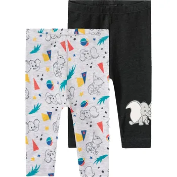 Dívčí legíny Dětské legíny s BIO bavlnou (62/68, šedá/černá)