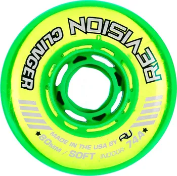 Kolečko k in-line bruslím Kolečka Revision Clinger Indoor Green (1ks), 72, 74A Revision