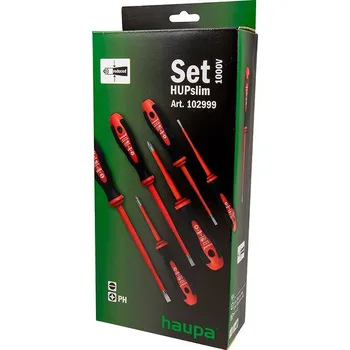 Šroubovák 102999 Sada šroubováků HUPslim PH 1000V 6 ks, Haupa