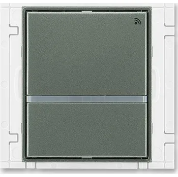 3299E-A21908 34 Vysílač ABB RF 868 MHz dvojtlačítkový, nástěnný, antracitová, ABB Time