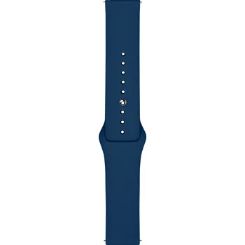 Řemínek na hodinky Silikonový řemínek na hodinky 22 mm modrý