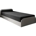 Artelta Jednolůžková postel PARYS šedá | 80 x 190 cm Barva: Levá / Sawana 14