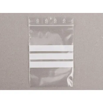 Sáček na potraviny Zip sáčky popisovatelné 7*10 cm, balení 100 ks