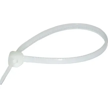 262509 Páska vázací 3,2 x 142 mm, bílá, 1000 ks, Haupa