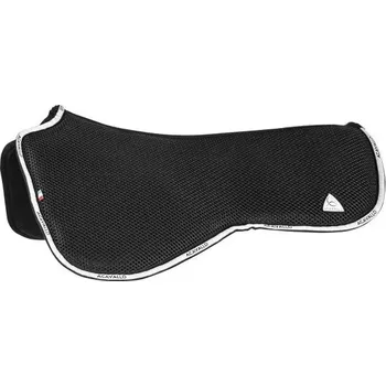 Jezdectví Acavallo podložka z paměťové pěny s microfleece 3D Spacer Spine, DR, plochá, os., bílá