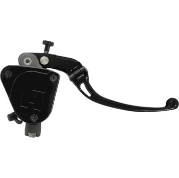 Brzda pro motocykl ACCOSSATO Italy Radiální brzdová pumpa kovaná ACCOSSATO 16x18 s kloubovou páčkou Barva páčky: zlatá, Délka páčky: dlouhá 19 cm