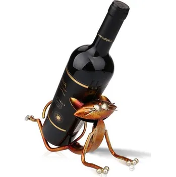 Stojan na víno DR(R)ÁK LÁHVE VÍNA KOČKA CVIČÍCÍ JÓGU + extra výběr z 4000 produktů